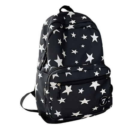 GASTROPOD 2026 New Star Printed Backpack Bookbag Student School Casual Fashion Nylon Travel for School, Travel, Daily Use, Casual Outings, Outdoor Activities.