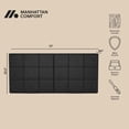 thumbnail image 4 of Clive Mid-Century Modern 72" Dresser in Black and Gold (6-Drawer), 4 of 7