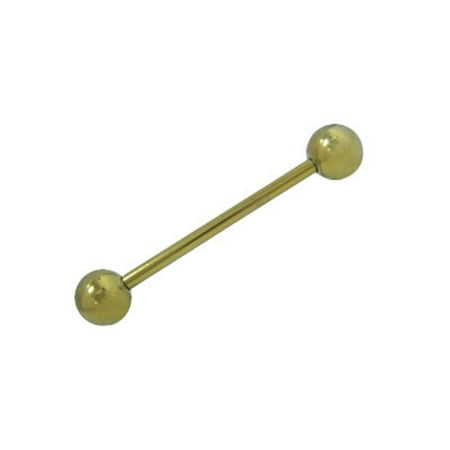Solid Titanium Piercing Barbells 14G - Perfect for Nipples and Tongue- Sold