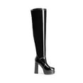 thumbnail image 2 of Dream Pairs Women's Chunky High Heels Platform Over The Knee Boots Square Toe Fall Y2K Gogo Long Design, 2 of 7