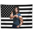 thumbnail image 4 of Daryl Star Dixon Tapestry Pink American Flag Wall Hanging College Dorm Decor Room Poster For Bedroom Living Room Gifts, 4 of 13