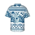 thumbnail image 3 of Bixox Men's Hawaiian Shirts Men's Sea Underwater Jellyfish Print Short-Sleeve Shirt-X-Large, 3 of 8