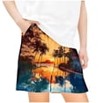 thumbnail image 1 of Odeerbi 5-14 Años Niños Niñas Pantalones Cortos de Estampado Tropical Hawaiano Pantalones de Baño En Seco Rápido Pantalones Cortos de Tabla de Playa Pantalones Cortos Deportivos, 1 of 5