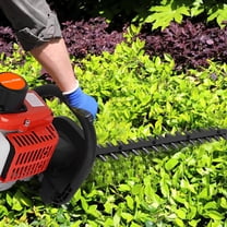 Meileang 1 Set 24 Inch Fuel-efficient Low Voice High-powered Hedge Trimmer Double Side Blade 26cc Gas Bush Cutter