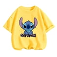 thumbnail image 3 of Conjunto de camiseta para niños, camiseta de dibujos animados de Disney Lilo Stitch, camiseta de manga linda de Stitch, camiseta gráfica Y2k, traje de camión para niñas y niños, 3 of 5