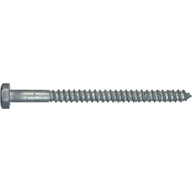 The Hillman Group 812049 Hot Dipped Galavanized Hex Lag Screw, 5/16 x 4-1/2-Inch, 50-Pack
