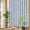 Blue, variant on Rainbow Window Privacy Film, Black Striped Static Cling Decorative Window Film PVC, Black White Stripes Farmhouse No Glue UV Blocking Glass Covering, Removable Stained Glass Sticker 23.6''x59''
