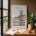 thumbnail image 6 of HB Pier 02 - Huntington Beach California Photography Ocean Beach Sunset Coast Waves Architecture Oak Framed Wall Art Print 12 x 18 inches, 6 of 59