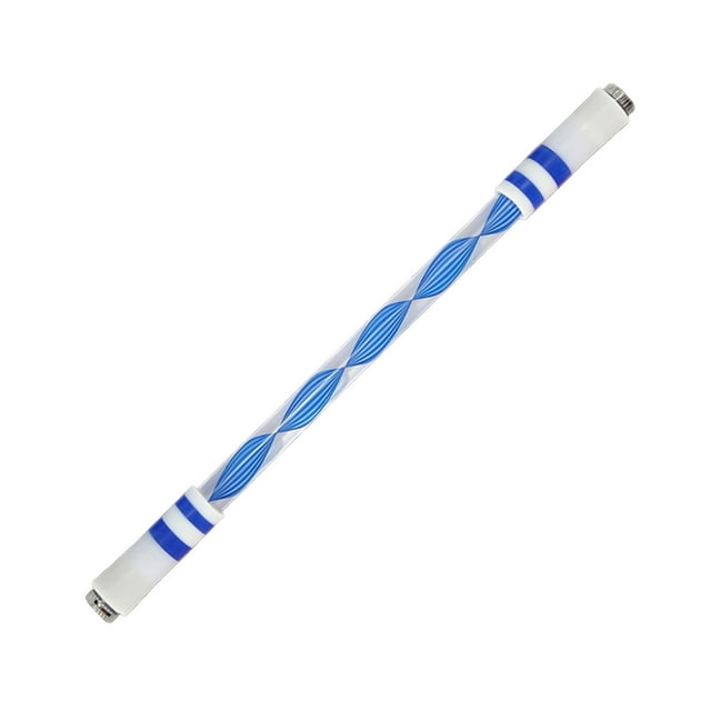 Light Up Spinning Pen Blue Glow Fidget Toy For Classroom Stress Relief Slow Flashing Led Desk Entertainment Tool Blue