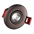thumbnail image 3 of Nicor Éclairage DGD211202KRDOB 2 Po. Downlight Encastré à LED Bronze Huilé - 2700K, 3 of 4