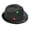 Black, variant on Jazz Hat Glowing Sequins LED Portable Shining Hat for Performance,Black