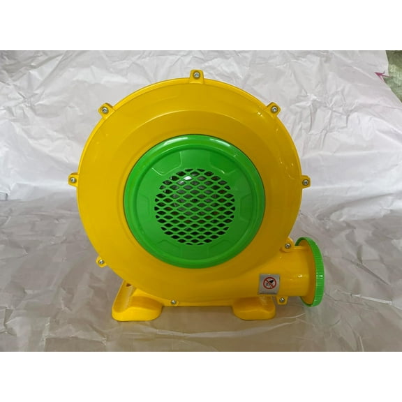 Bounce House Inflator Pump, 480 Watts Blower, Quiet, 10 Pounds Light, Yellow, for Kids' Birthday Parties and Backyard Fun