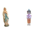 thumbnail image 1 of Figura decorativa de resina de María, estilo geisha kabuki, estatua de María, escultura de muñeca con kimono japonés para oficina, 1 of 8