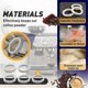 thumbnail image 4 of 10pcs Replacement Felt Washers for Espresso Machines Lower Burr Wool Ring Cleaner Accessory, 4 of 5