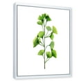 thumbnail image 2 of Designart Green Field Plant Foliage FLOAT FRAME WALL ART, 2 of 4