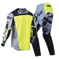 thumbnail image 4 of Willbros Motocross Dirt Bike Jersey Pants Combo Offroad MX Gear Set Riding Moto Racewear Grey (Jersey Adult M/Pants W32), 4 of 9