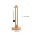 thumbnail image 2 of Wooden Paper Towel Holder Space Saving Freestanding Countertop Organizer, 2 of 8