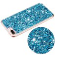 thumbnail image 4 of for iPhone 7 Plus/8 Plus Glitter Case, Cute Bling Sparkle Shiny Slim Soft Silicone Reflective Clear TPU Bumper Women Girls Shockproof Protective Phone Case for iPhone 7 Plus/8 Plus, Blue, 4 of 6