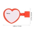 thumbnail image 2 of Miangastore Badge Clip Watermelon Red Medical Use 5Pcs, 2 of 8