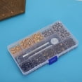 thumbnail image 4 of Decoration Studs,480 Sets 4 Colour Rivetfor Leather Craft Studsfor Clothing Leading Edge Technology, 4 of 9