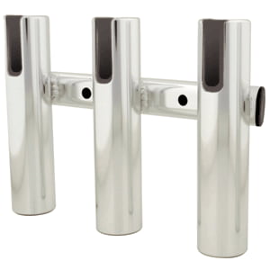 The Amazing Quality TACO 3-Rod Holder Rack - Brushed Aluminum