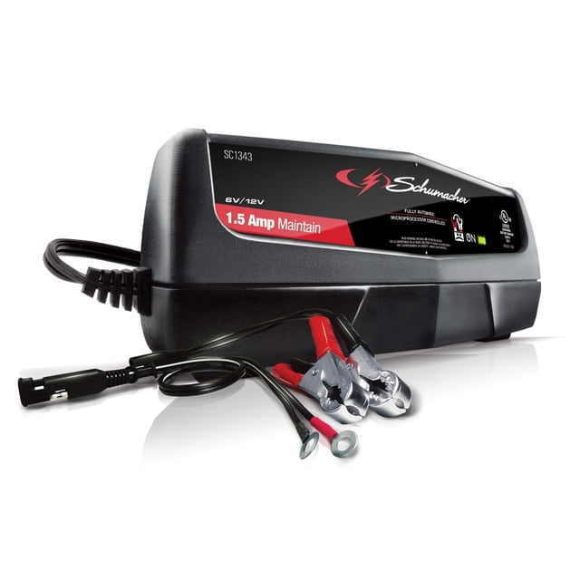 Cargador de Batería para Auto Schumacher SC1343 1.5A 6V/12V 3 en 1