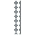 thumbnail image 6 of Ekena Millwork 47"H x 1/8"T Gypsum Adjustable Acrylic Decorative Slat Wall Panel Kit, Rose Gold Mirror (contains 14 Slats + 1 Straight Edge Starter Slat), 6 of 11