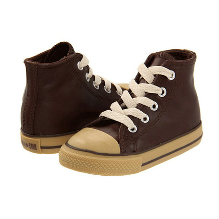Converse Youth Taylor Leather Brown/Gum - Walmart.com