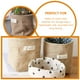 thumbnail image 4 of 3 bolsas de almacenamiento para colgar en la pared, cesta de almacenamiento de lino y algodón, cesta organizadora plegable para colgar en la pared., 4 of 6