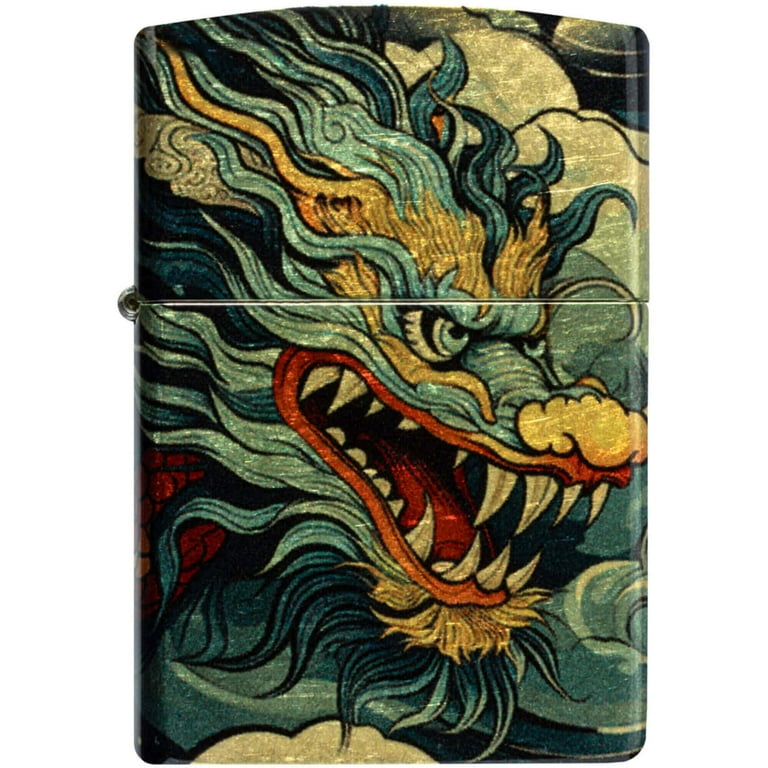 Zippo 46705 Dragon Fusion Design Metal Windproof Pocket Lighter