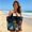 black small, variant on Mesh Beach Tote Bag, Portable Handheld Swimming Travel Storage Handbag, Breathable Water Drain Fast Dry Bag for Women Men Beach Pool Camping
