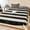 Black, Cream, Ebony, Sandstone, variant on Cal.King Size Fitted Sheet Set - Navy Blue Stripe 3 Piece Bedding Sets 16" Deep Pocket Fitted Sheet with 2 Pillowcases, Nautical Striped Modern Minimalist Geometric Microfiber Hotel Bed Sheets