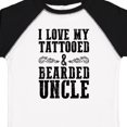 thumbnail image 4 of Inktastic I Love My Tattooed & Bearded Uncle Boys or Girls Toddler T-Shirt, 4 of 5