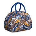 thumbnail image 1 of Tropical Plant Lunch Bag for Women – Colorful Botanical Pattern, Insulated and Leakproof Tote for Summer, Work, or Beach Vacation, 1 of 4