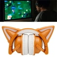 thumbnail image 4 of Auriculares con orejas de gato auriculares con orejas de gato liderados auriculares con orejas de gato abs auriculares con estéreo lindo alta sensibilidad micrófono, 4 of 7