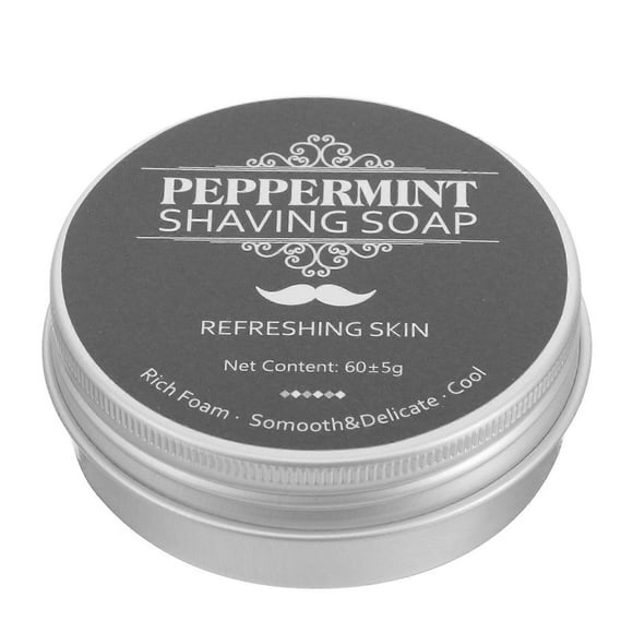 Peppermint Shaving Soap Men Shave Soap Beard Shaving Soap Portable Shaving Soap