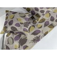 thumbnail image 2 of Floral Bed Runner Set, Botanical Concept Silhouettes of Repetitive Leaves with Colorful Blots, Decorative Bedding Scarf & 2 Pillow Shams for Hotels Homes, Queen, Fawn and Pale Eggplant, by Ambesonne, 2 of 3