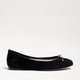 thumbnail image 2 of Sam Edelman Womens Felicia Suede Bow Ballet Flats, 2 of 6