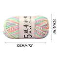 thumbnail image 3 of Djunllk Soft Cotton Yarn for Crocheting, 1.8oz/52g Premium Crochet Yarn Gradient Dyeing Knitting Yarn for DIY Crafts, Clothes, Handmade Toys Home Decor, Machine Wash Bulk Yarn Gifts for Women, 3 of 7