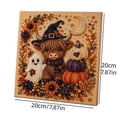 thumbnail image 3 of Halloween Ghost Diamond Painting Kit for Adults - 3D Pearl Art Craft, Spooky Cute DIY Fall Home Decor Wall Art, Seasonal Party Gift for Beginners, 3 of 9