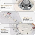 thumbnail image 2 of Led Ceiling Light, 24w Ceiling Lamp With Remote Control Bluetooth Speaker, Rgb Living Room Lamp, 2 of 5