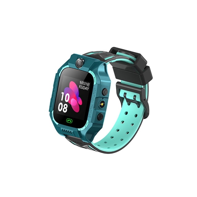 Reloj inteligente para niños, rastreador GPS, llamadas telefónicas SOS, morado