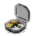 thumbnail image 3 of CASAFUN Protable Pill Organizer Airtight Pills Dispenser, Travel Pill Box Pill Case Anti-Mixing & Wide Opening, Compact Pill Container Holder for Vitamins Fish Oils Medications, 3 of 9