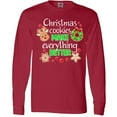 thumbnail image 3 of Inktastic Christmas Cookies Make Everything Better Long Sleeve T-Shirt, 3 of 5