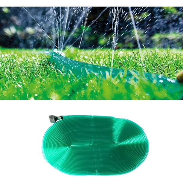 FUNJEE PVC Flat Soaker Hose 1/2'', Drip Hoses, Saves 70 Water, For