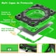 thumbnail image 4 of Funda TEKKU Spider uso rudo para iPad 9 iPad 8 iPad 7 10.2 Negro Verde A2602 A2605 A2270 A2428 A2430 A2197, 4 of 9