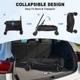 thumbnail image 4 of Foldable All-Terrain Wagon Cart with Double Decker Storage, 450 lbs Capacity, Silent 360° Wheels, Tailgate, Cupholder, and Extra Extender, Heavy Duty Collapsible Wagon for Camping, Shopping, Garden, 4 of 12