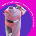thumbnail image 3 of bubba Kids Flo Water Bottle, 16 oz (473 ml), Wide Mouth, Silicone Sleeve, Push Button Lid, 3 of 6