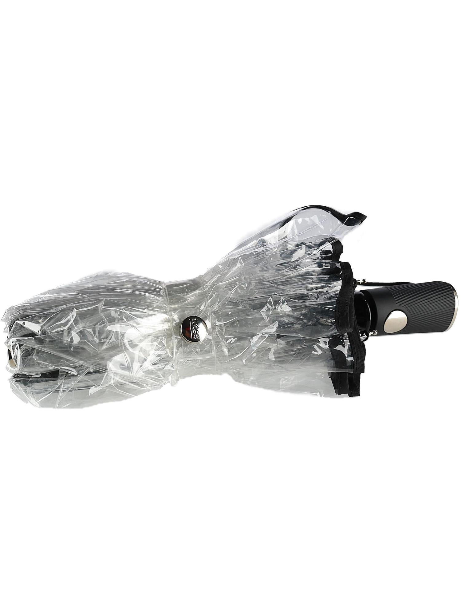 totes Adult Automatic Rain Umbrellas, Clear