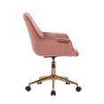 thumbnail image 3 of Porthos Home Office Chairs, Amazing Elegant Style, Office Chair with Arms, 360 Degree Swivel, Height Adjustable, Deluxe Modern Office Seating, 33-38 x 26 x 25 Inch, 3 of 6